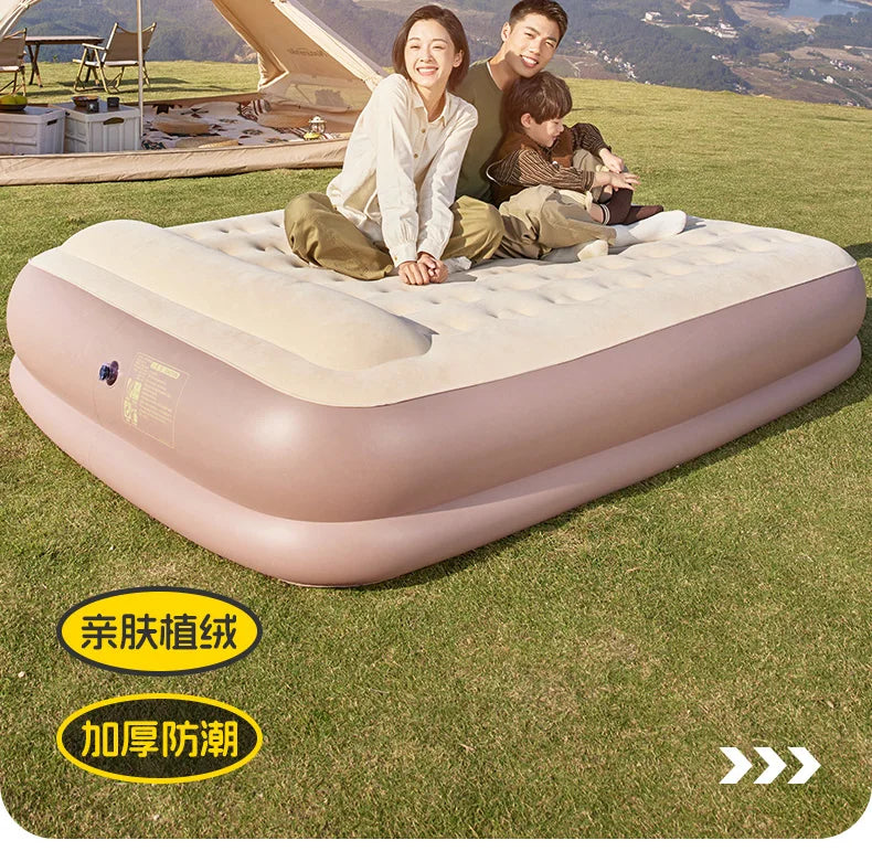 Folding Portable Aerate Bed Lazy King Size Camping Thickening Aerate Bed Frame Automatic Inflatable Cama Individual Furniture