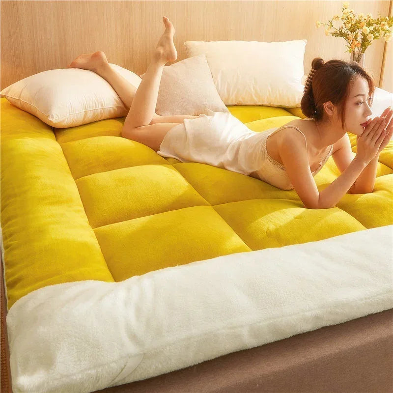 Premium Mattress Pad for Enhanced Comfort and Pressure Relief Bed Base Frame Covers Cover Folding Lash Toper & Topper Bedding