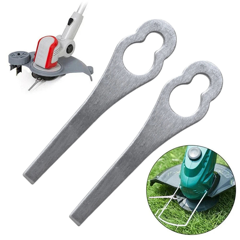 30-2Pcs Strimmer Blades Metal Grass Cutting Replacement Blade Mowing Machine Blades Garden Power Tool Accessories