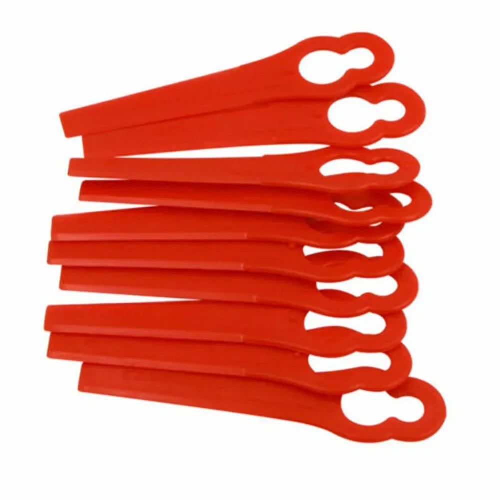 50Pcs Plastic Blades For KULLER  OZITO Grass Trimmer Strimmer Blades Grass Cutting Blade For Cordless Grass Trimmer Garden Tool