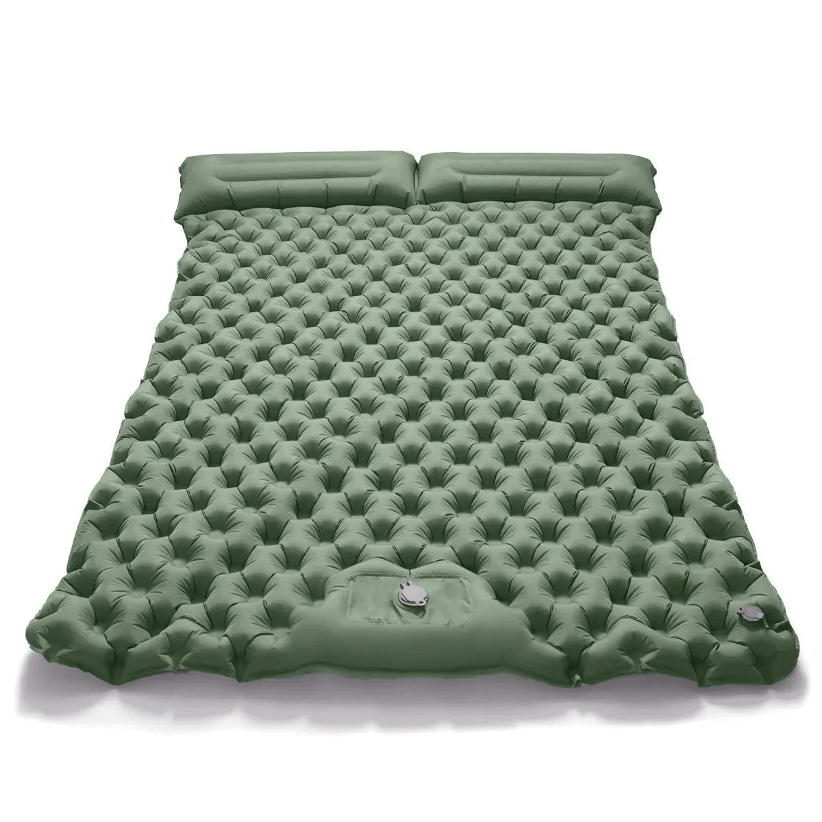 Double Sleeping Pad Outdoor Camping Double Inflatable Mattress Extra Wide Sleeping Pad Ultralight Folding Bed Air Mat