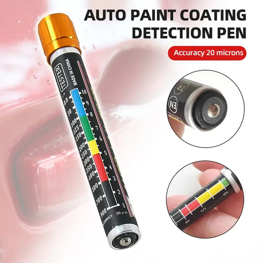 Car Paint Test Thickness Tester Meter Gauge Auto Paint Cars Paint Crash Check Test Paint Tester with Magnetic Tip Scale Pen