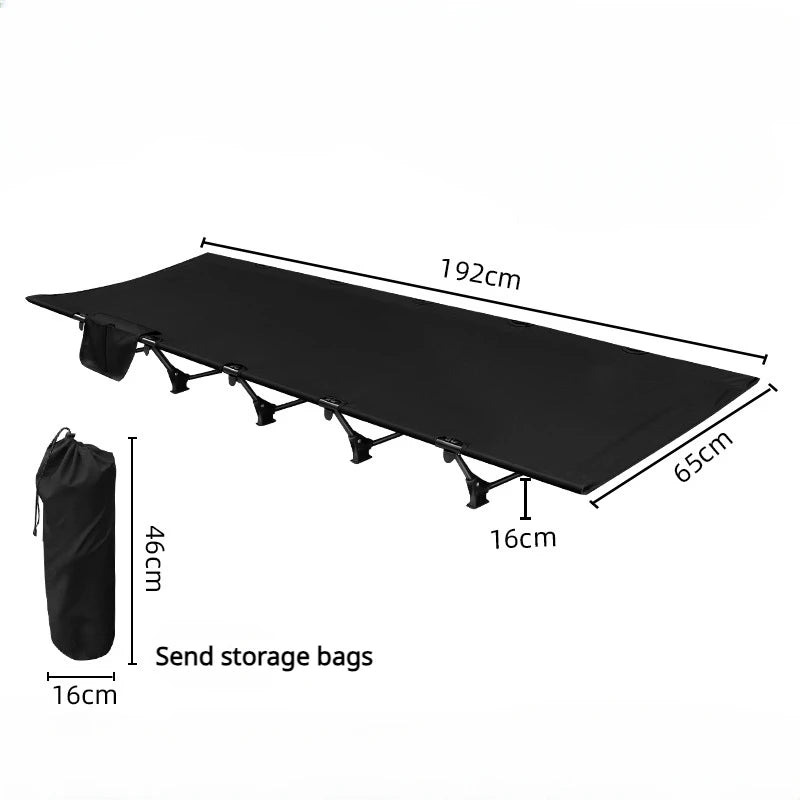 Outdoor Super Light Camping Bed Folding Tent Bed Portable Adult Short Bed Can Bear 150KG Suitable for Hiking, Hiking